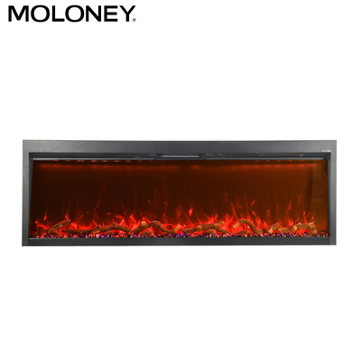 70inch Modern Indoor Living-room Decoration Electric Fireplace Adjustable Heater Warm Air Vent 750W