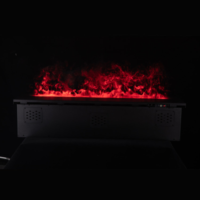 47'' 1200mm Water Mist Electric Fireplace 3D Stereo View Realistic Fog Flame
