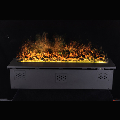 2800mm 110 Inch Water Steam Fireplace CE Mist 3D Steam Technology Different Levels