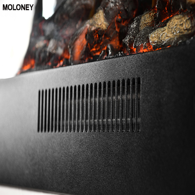 2500mm HD Flame Video Flush Mount Electric Fireplace 3D Real Fire Effect