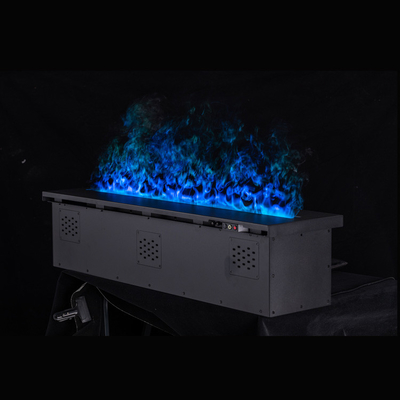 1600mm No Somoke Water Steam Fireplace 3D Vapor Burning Fire Fake Charcoal
