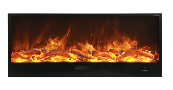 47inch / 1200mm Wall Fireplace Heater 750-1500W Manual Pannel Remote Control