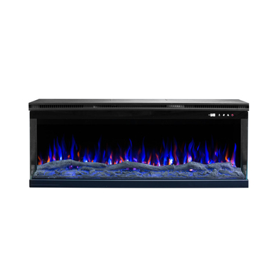 43'' Multi Sided Electric Fireplace 6 Colors Atmosphere Light Remote Control