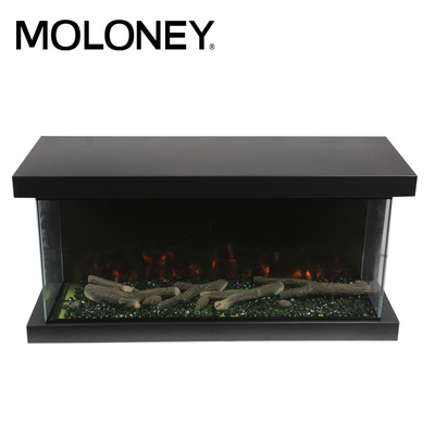 47'' 1200mm Decoration No Heating Home Electric Fireplace Energy-Saving 3-Side View
