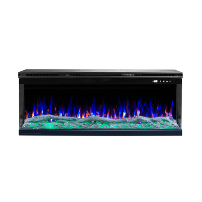 1100mm 3 Sided Wall Mounted Electric Fireplace With Touch Screen