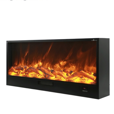 47'' 1200mm TV Stand  Electric Fireplace Built-In Muilti-Color Imitation Flame