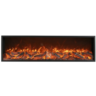 60inch 1500mm LED Light Pure Decor Built-in Electric Fireplace With APP