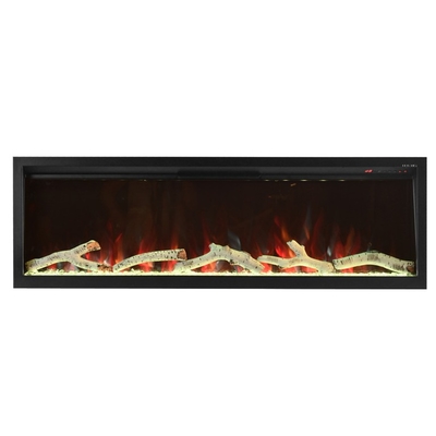 720mm Built-in Electric Fireplace Digital Smart Flame Technology PTC Heater