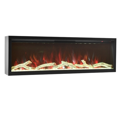 850mm Built-In Electric Fireplace Small TV Stand Decorative Heater 750-1500W