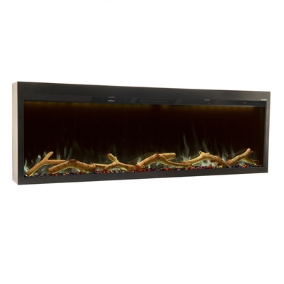 850mm Built-In Electric Fireplace Small TV Stand Decorative Heater 750-1500W