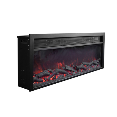 60inch Bluetooth speakers Insert Electric Fireplace 950-2000W Heater Realistic Multi-color Flame