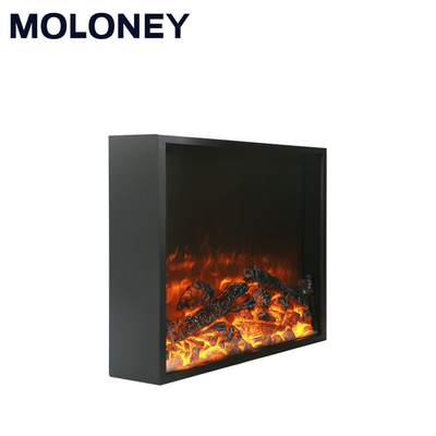 800mm Indoor Electric Built In Firebox Energy Saving LED Wood Burning Flame