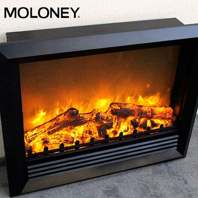 35inch Portable Insert Electric Fireplace Heater 2 3 Levels Classic Flame