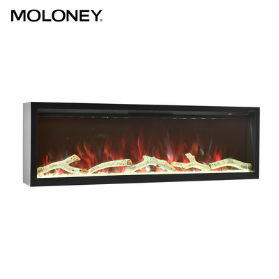 650mm Built-In Electric Fireplace Creative Flame Room Heating 7 Muilti Color Changeable