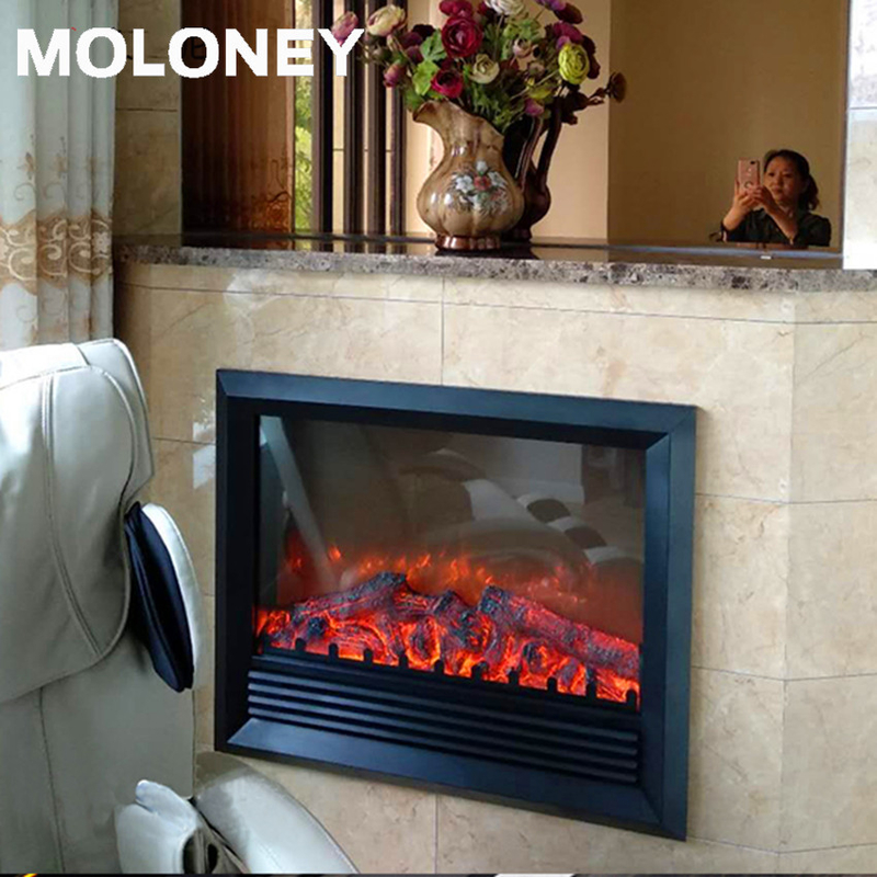 35inch Space Warm Mantel Electric Fireplace Hassle-Free Assembly 750-1500W