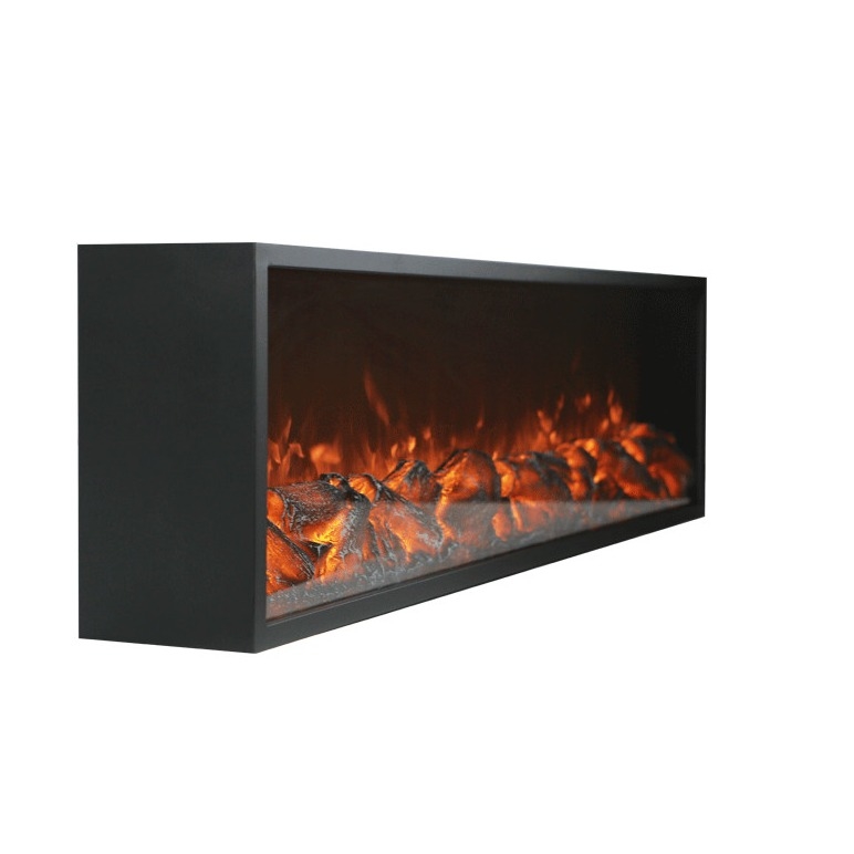 60inch 1500mm LED Light Pure Decor Built-in Electric Fireplace With APP