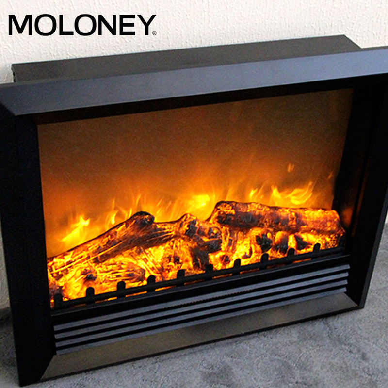 35inch Portable Insert Electric Fireplace Heater 2 3 Levels Classic Flame